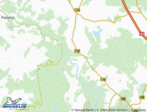 Mappa MICHELIN Svistūnai - ViaMichelin