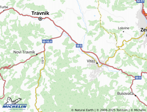 MICHELIN-Landkarte Veliki Mošunj - ViaMichelin