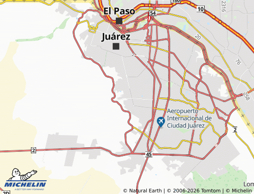 MICHELIN Lomas de Morelos map - ViaMichelin