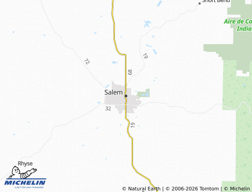 Mappa MICHELIN Salem - ViaMichelin