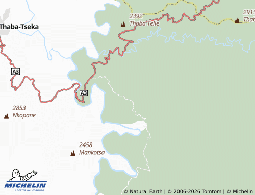 MICHELIN Ha Motjolopane map - ViaMichelin