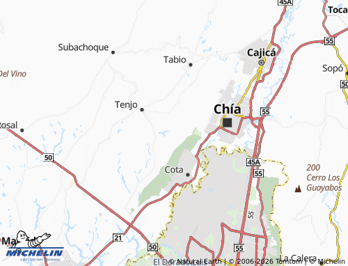 Carte MICHELIN Martín Espino - ViaMichelin