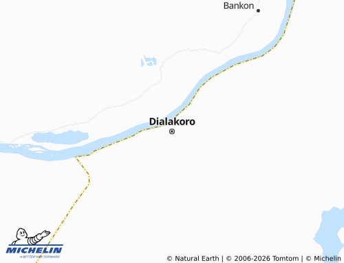 MICHELIN-Landkarte Dialakoro - ViaMichelin