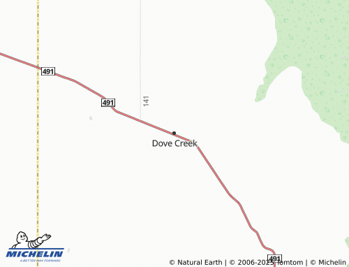 MICHELIN Dove Creek map - ViaMichelin