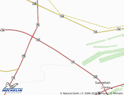 MICHELIN Al Ajban map - ViaMichelin