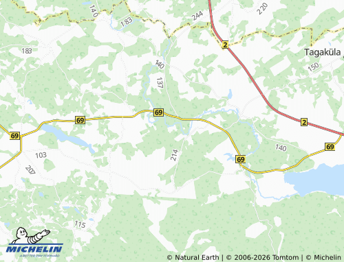 Mapa MICHELIN Alapõdra - ViaMichelin
