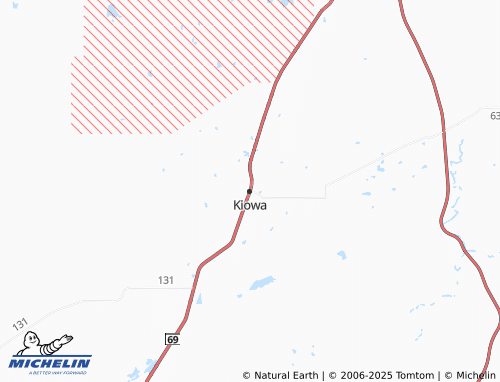 MICHELIN Kiowa map - ViaMichelin