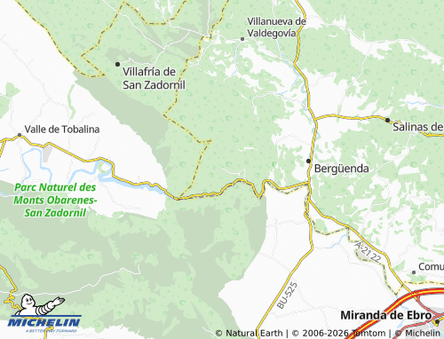 MICHELIN-Landkarte Sobrón Alto - ViaMichelin