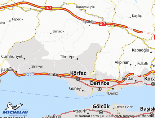MICHELIN İlimtepe map - ViaMichelin