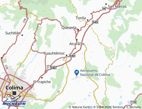 Mapa MICHELIN La Mojonera - ViaMichelin