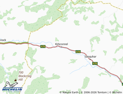 MICHELIN Kirkconnel map - ViaMichelin