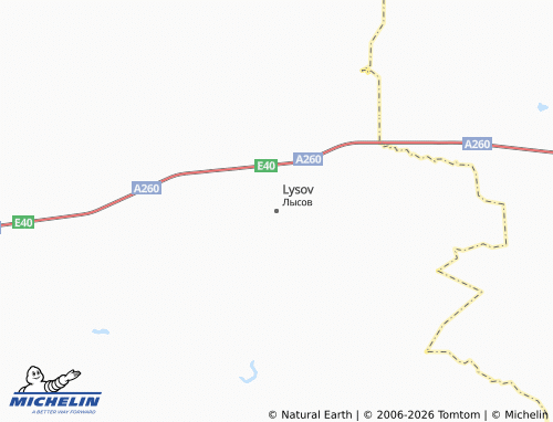 MICHELIN-Landkarte Lysov - ViaMichelin