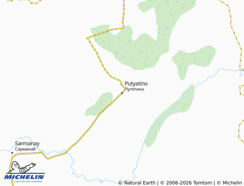 MICHELIN-Landkarte Putyatino - ViaMichelin