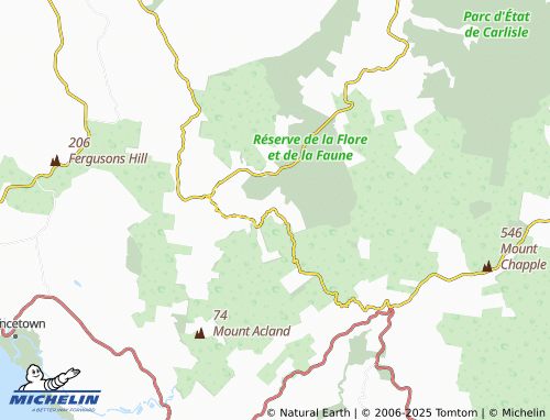 MICHELIN Chapple Vale map - ViaMichelin