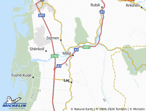 Carte MICHELIN Milot - ViaMichelin