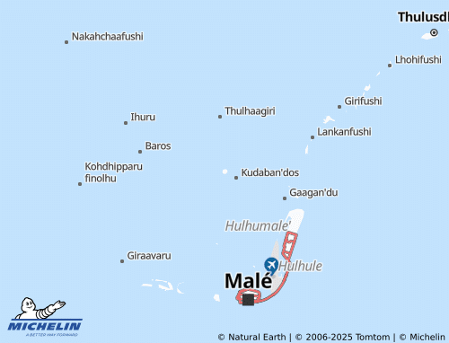 MICHELIN Bandos map - ViaMichelin