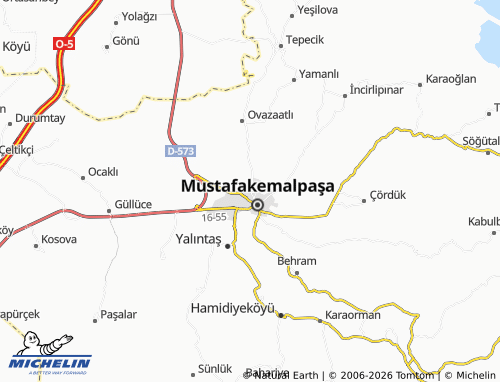 Mappa MICHELIN Atariye - ViaMichelin