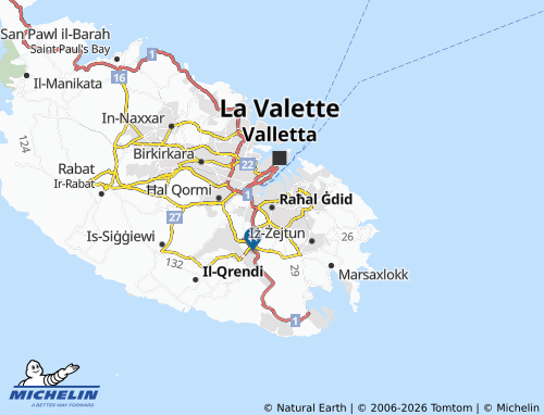 Carte MICHELIN Raħal Ġdid - ViaMichelin