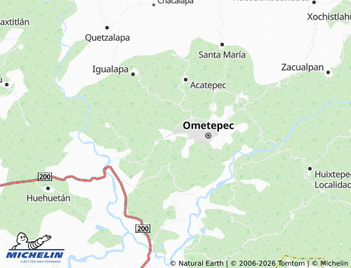 Mapa MICHELIN Ojo de Agua - ViaMichelin