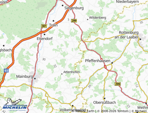Mapa MICHELIN Walkertshofen - ViaMichelin