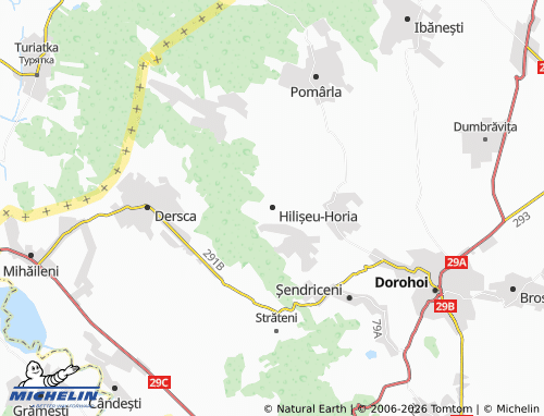 Mappa MICHELIN Hilișeu-Horia - ViaMichelin