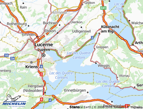 Mapa MICHELIN Meggen - ViaMichelin