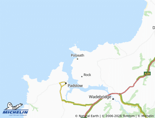 MICHELIN Polzeath map - ViaMichelin