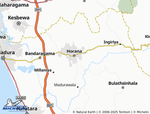 MICHELIN Horana South map - ViaMichelin