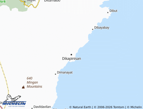 MICHELIN Dikapinisan map - ViaMichelin
