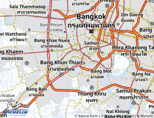 Mapa MICHELIN Chom Thong - ViaMichelin