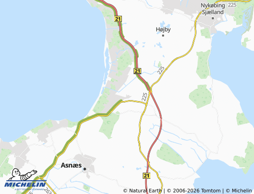 Mappa MICHELIN Hønsinge - ViaMichelin
