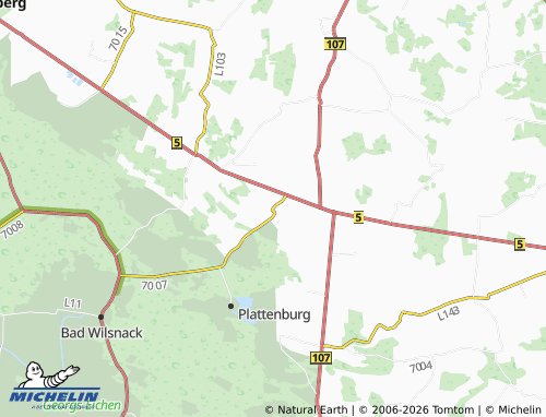 MICHELIN Kletzke map - ViaMichelin
