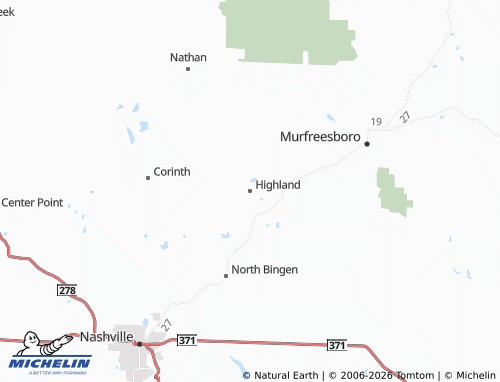 Kaart MICHELIN Highland - ViaMichelin