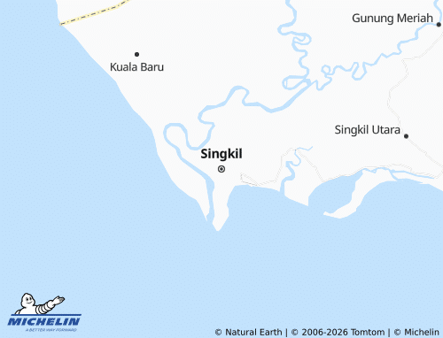 Mappa MICHELIN Singkil - ViaMichelin