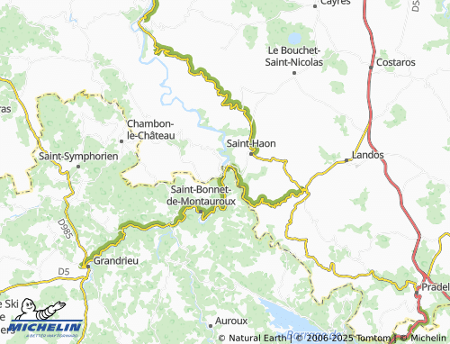 Mapa MICHELIN Chapeauroux - ViaMichelin