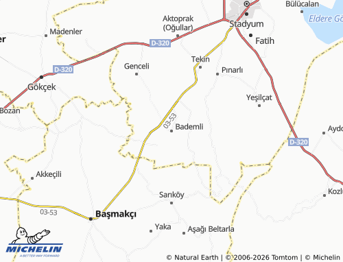 Mappa MICHELIN Bademli - ViaMichelin