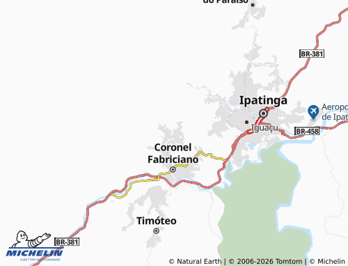 Carte MICHELIN Santa Inês - ViaMichelin