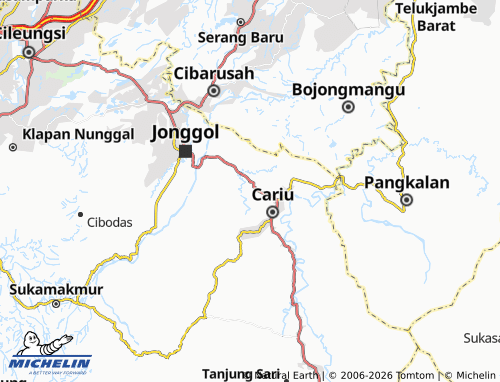 Carte MICHELIN Tegal Panjang - ViaMichelin