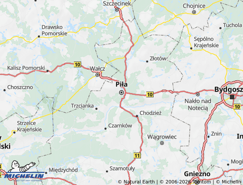 Kaart MICHELIN Pila (District) - ViaMichelin