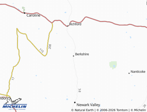 Mapa MICHELIN Berkshire - ViaMichelin