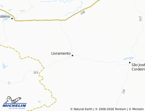 Mapa MICHELIN Livramento - ViaMichelin