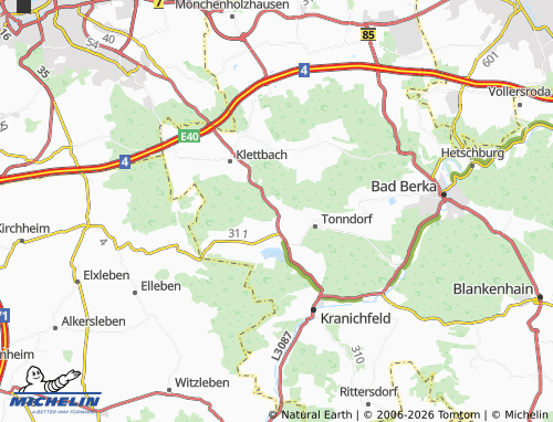 Mappa MICHELIN Nauendorf - ViaMichelin