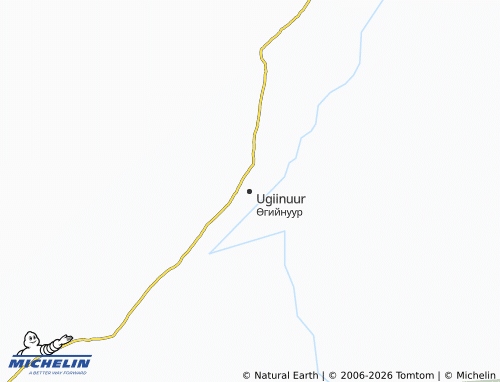 MICHELIN-Landkarte Ugiinuur - ViaMichelin