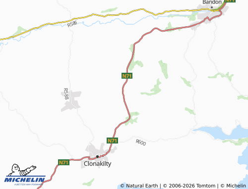 Kaart MICHELIN Ballinascarthy - ViaMichelin