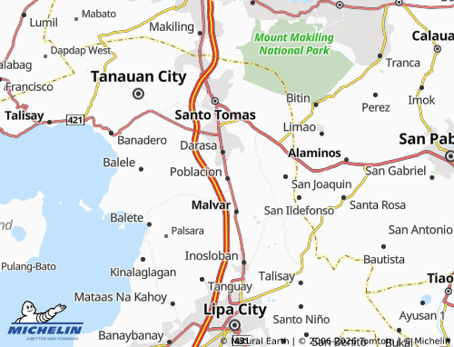 MICHELIN San Pioquinto map - ViaMichelin