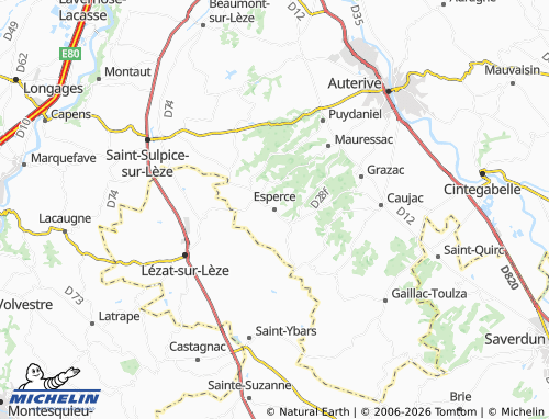 Mappa MICHELIN Esperce - ViaMichelin