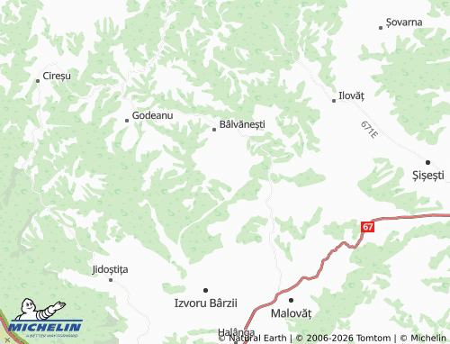 Mapa MICHELIN Pârlagele - ViaMichelin