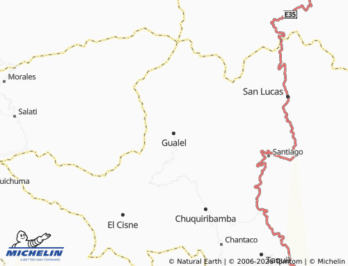 Mapa MICHELIN Gualel - ViaMichelin