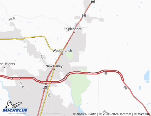 Mappa MICHELIN Roman Forest - ViaMichelin