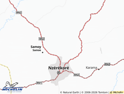 Mappa MICHELIN Komou - ViaMichelin